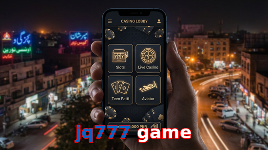 Main screen of Jq777 Game app page for PK players